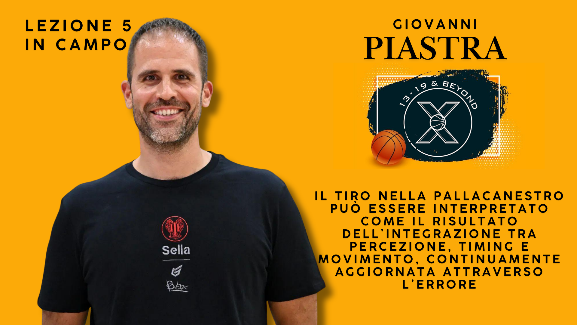 Lezione in campo:&nbsp;Il tiro nella pallacanestro pu&ograve; essere interpretato come il risultato dell&rsquo;integrazione tra percezione, timing e movimento, continuamente aggiornata attraverso l&rsquo;errore