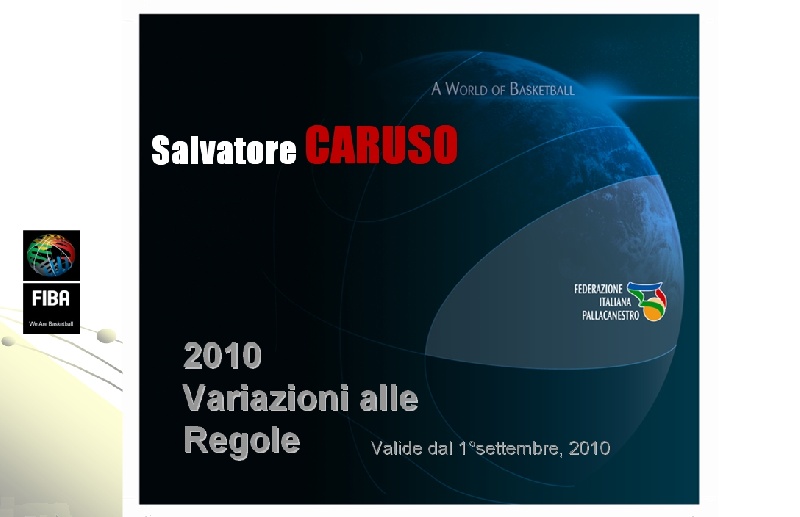 <p>Salvatore Caruso - Le Nuove Regole Arbitrali</p>
