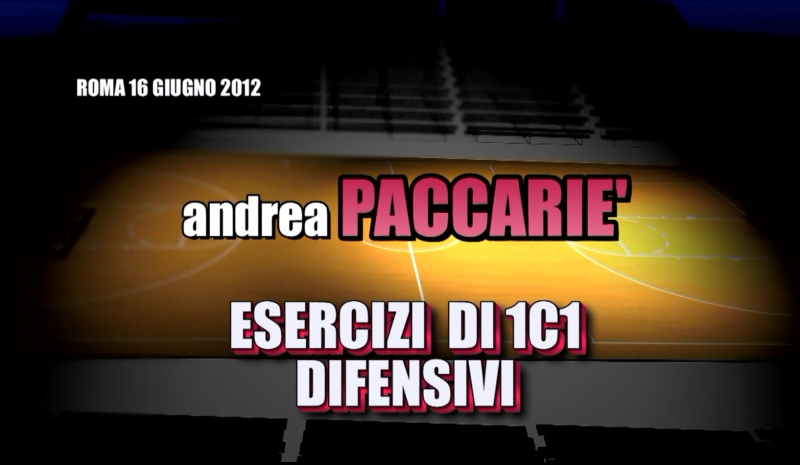 <p>Andrea Paccarie - Esercizi per 1 contro 1 difensivo</p>
