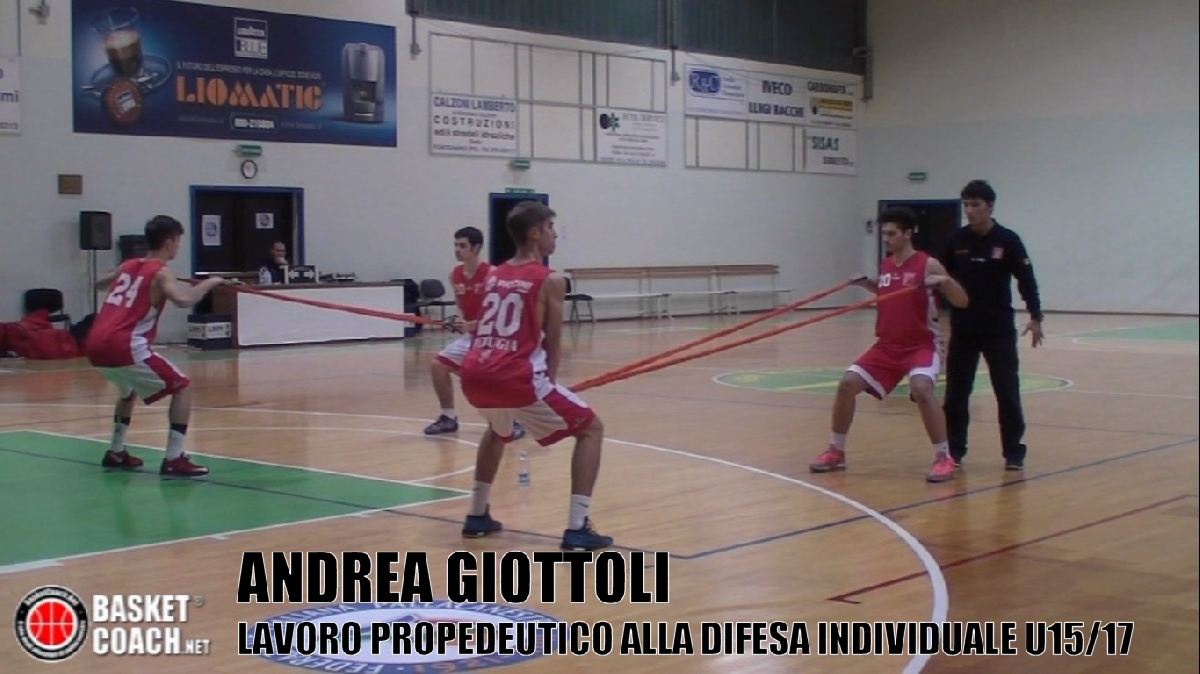 <p>Andrea Giottoli - Allenamento propedeutico alla difesa individuale U15-U17</p>
