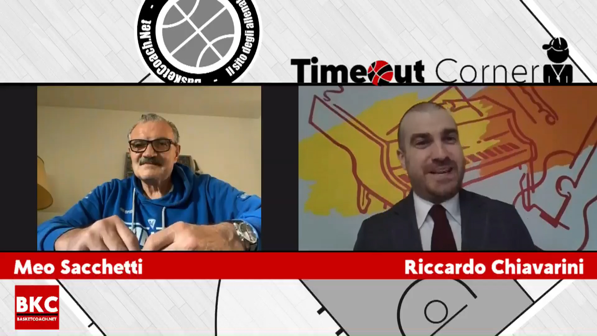 TimeOut Corner - Riccardo Chiavarini intervista Coach Meo Sacchetti