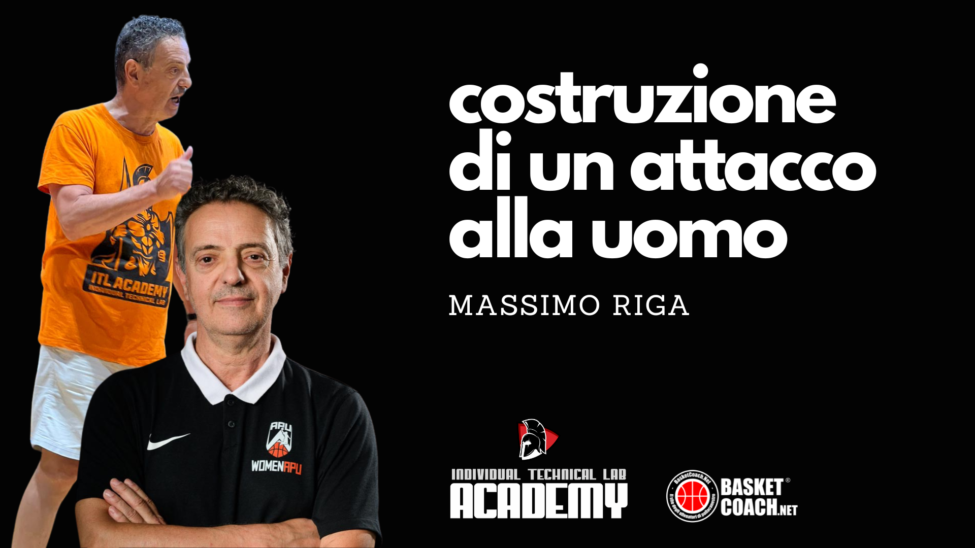 <p>Un allenamento con Massimo Riga, costruzione di un attacco alla uomo</p>
